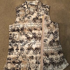 Calvin Klein snake skin print top